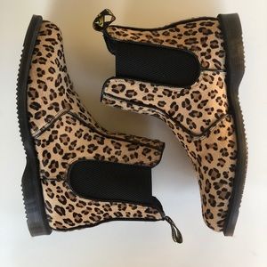 Dr. Martens Flora Leopard Chelsea Boots